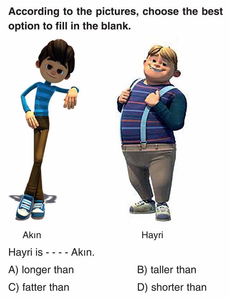 According to the pictures, choose the best option to fill in the blank. Hayri is - - - Akın.