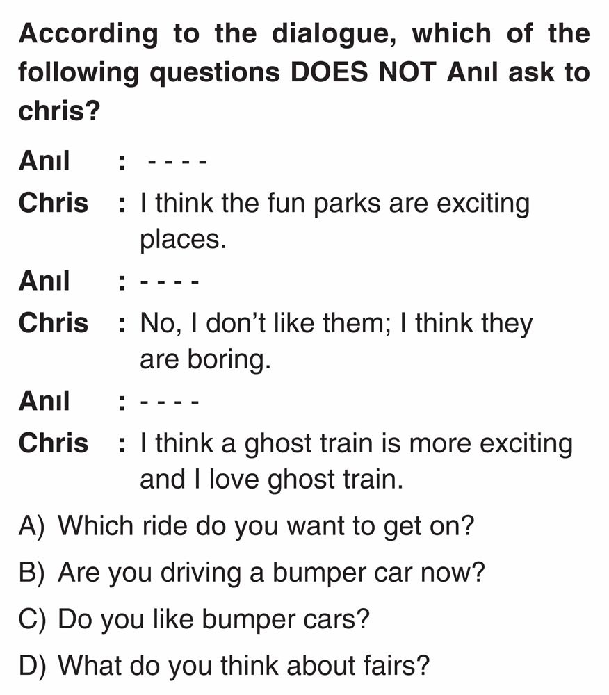 According to the dialogue, which of the following questions DOES NOT Anıl ask to chris? Anıl