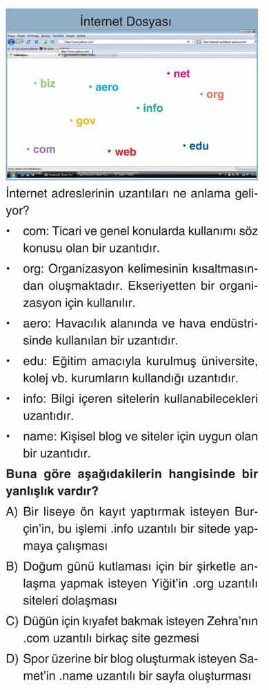 İnternet adreslerinin uzantıları ne anlama geliyor? • com: Ticari ve genel konularda kullanımı söz