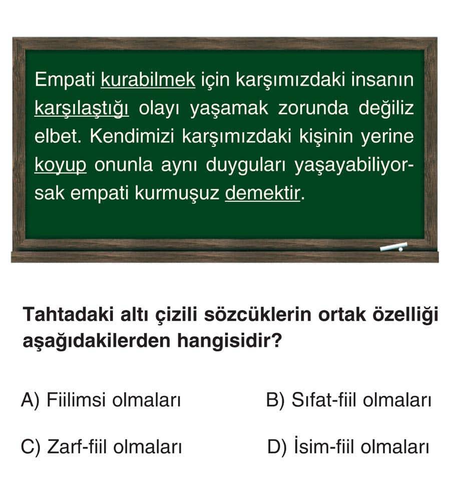 Empati kurabilmek için karşımızdaki insanın karşılaştığı olayı yaşamak zorunda değiliz elbet