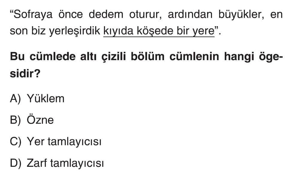 "Sofraya önce dedem oturur, ardından büyükler, en son biz yerleşirdik kıyıda köşede bir yere". Bu