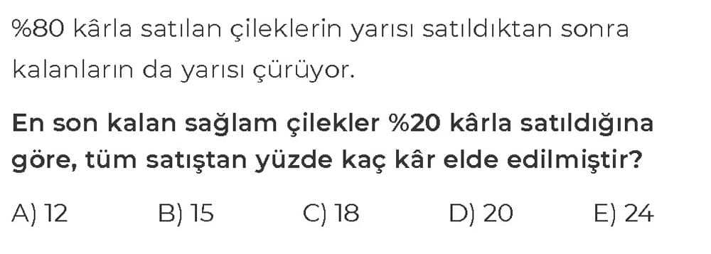 %80 kârla satılan çileklerin yarısı satıldıktan sonra kalanların da yarısı çürüyor. En son kalan