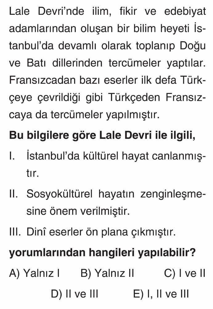 Lale Devri'nde ilim, fikir ve edebiyat adamlarından oluşan bir bilim heyeti İstanbul'da devamlı