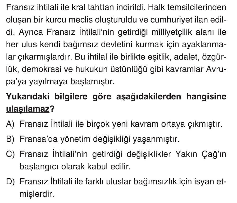 Fransız ihtilali ile kral tahttan indirildi. Halk temsilcilerinden oluşan bir kurcu meclis