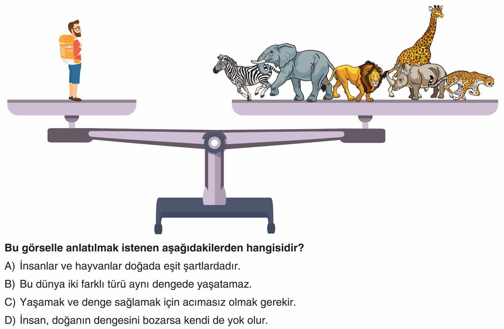Bu görselle anlatılmak istenen aşağıdakilerden hangisidir?