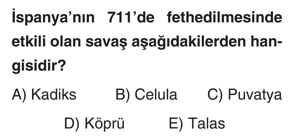 İspanya'nın 711'de fethedilmesinde etkili olan savaş aşağıdakilerden hangisidir?