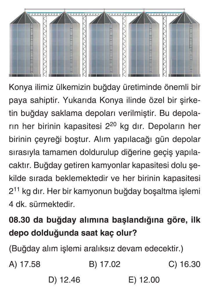 Konya ilimiz ülkemizin buğday üretiminde önemli bir paya sahiptir. Yukarıda Konya ilinde özel bir