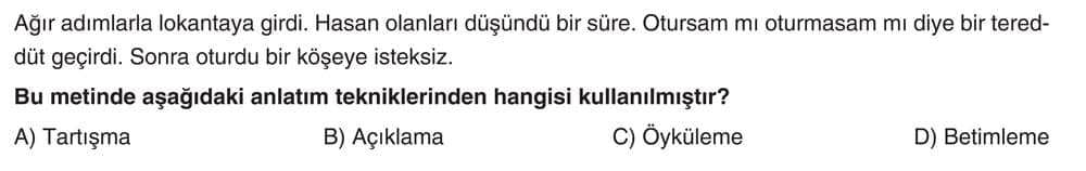Ağır adımlarla lokantaya girdi. Hasan olanları düşündü bir süre. Otursam mı oturmasam mı diye bir