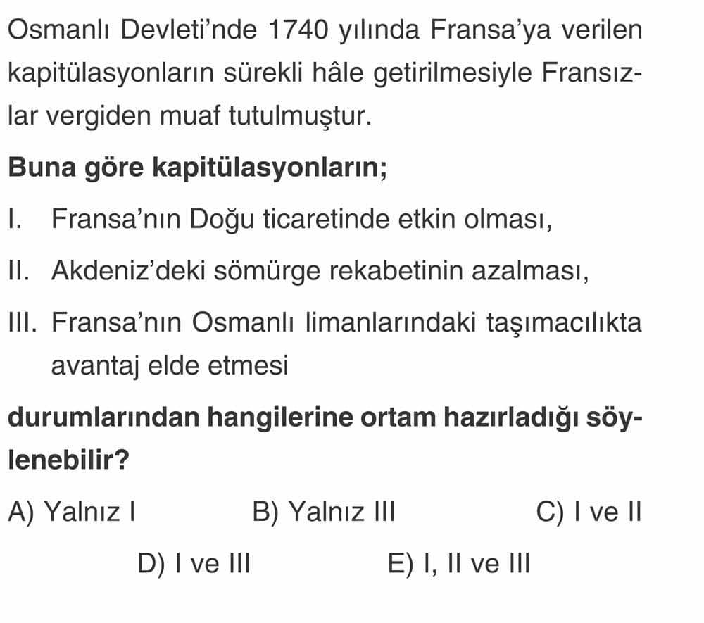 Osmanlı Devleti'nde 1740 yılında Fransa'ya verilen kapitülasyonların sürekli hâle getirilmesiyle