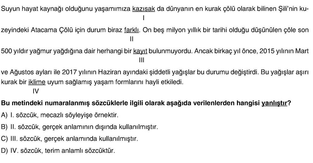 Suyun hayat kaynağı olduğunu yaşamımıza kazısak (1) da dünyanın en kurak çölü olarak bilinen