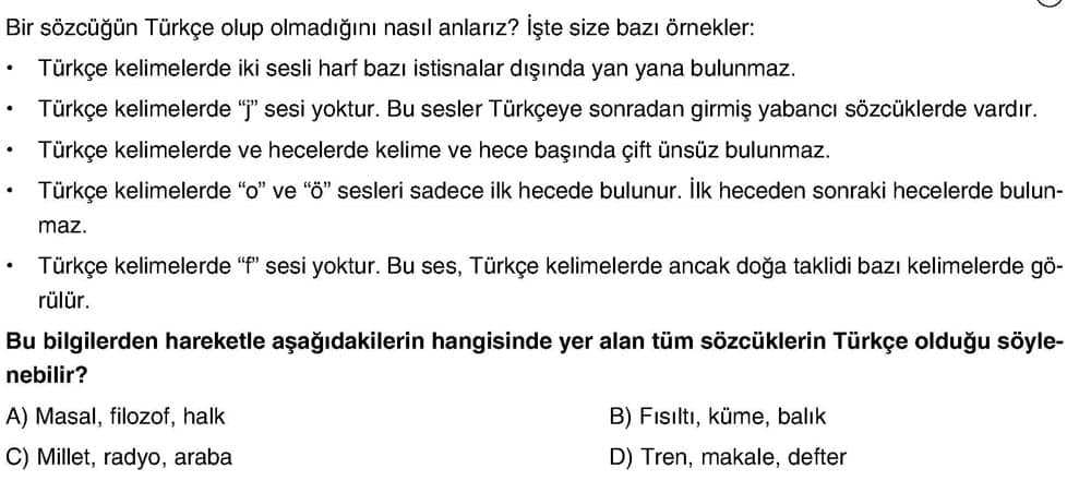 Bir sözcüğün Türkçe olup olmadığını nasıl anlarız? İşte size bazı örnekler: • Türkçe kelimelerde iki
