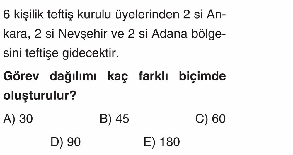 6 kişilik teftiş kurulu üyelerinden 2 si Ankara, 2 si Nevşehir ve 2 si Adana bölgesini teftişe