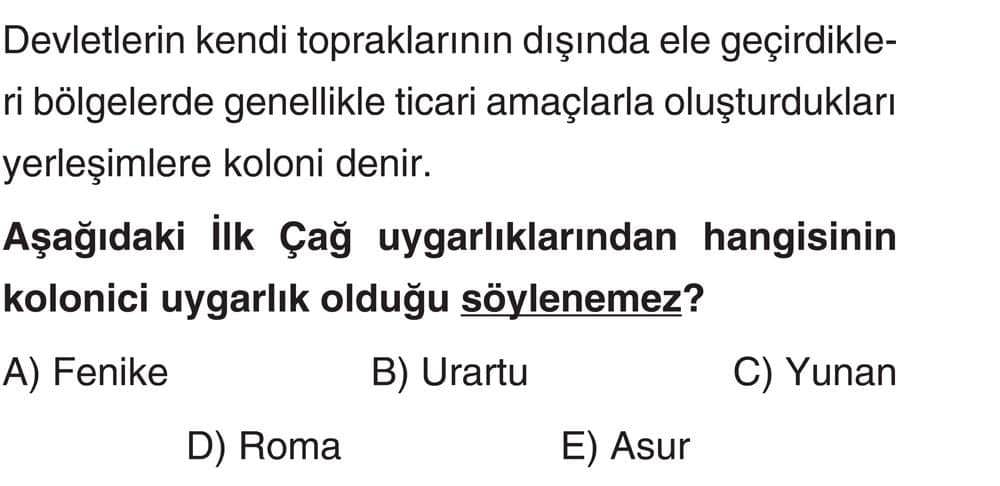 Devletlerin kendi topraklarının dışında ele geçirdikleri bölgelerde genellikle ticari amaçlarla