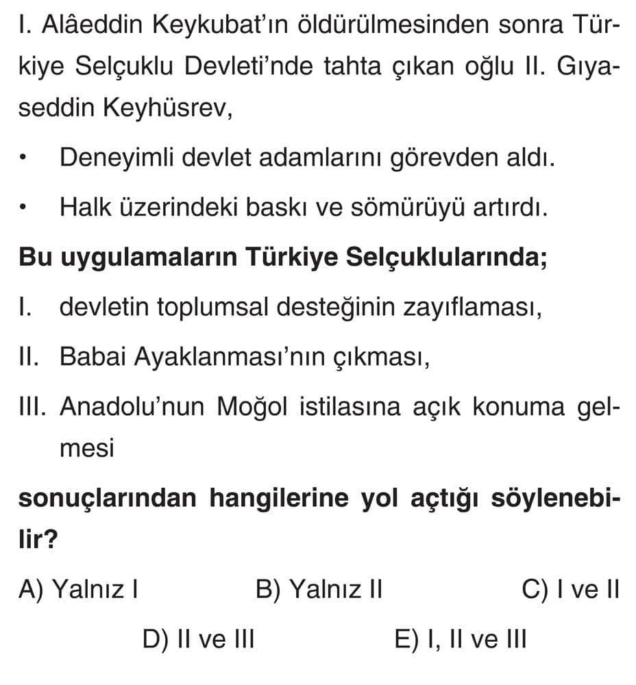 I. Alâeddin Keykubat'ın öldürülmesinden sonra Türkiye Selçuklu Devleti'nde tahta çıkan oğlu II