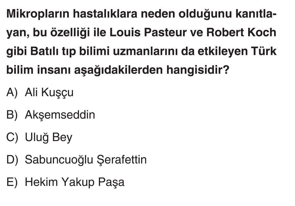 Mikropların hastalıklara neden olduğunu kanıtlayan, bu özelliği ile Louis Pasteur ve Robert Koch