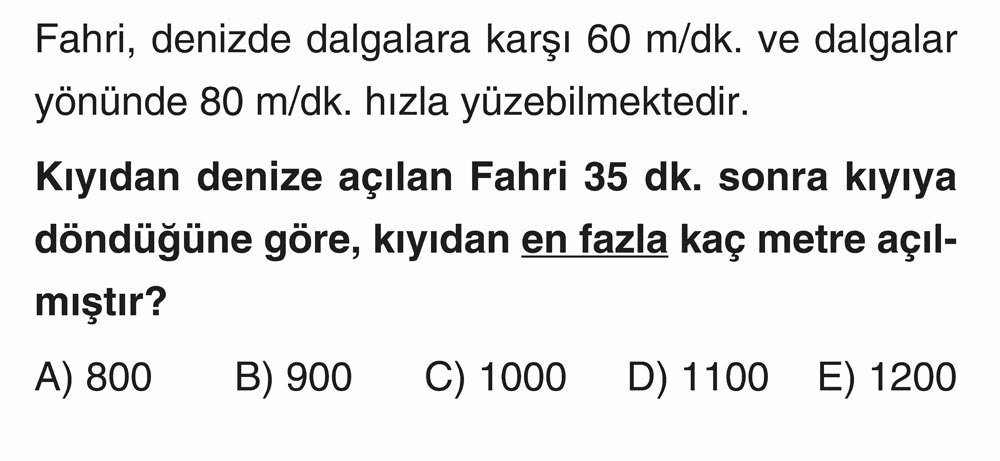 Fahri, denizde dalgalara karşı 60 m/dk. ve dalgalar yönünde 80 m/dk. hızla yüzebilmektedir. Kıyıdan