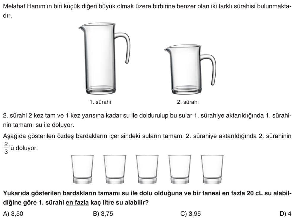Melalat Hanım'ın biri küçük diğeri büyük olmak üzere birbirine benzer olan iki farklı sürahisi