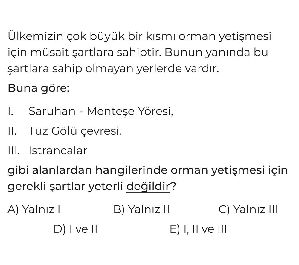 Ülkemizin çok büyük bir kısmı orman yetişmesi için müsait şartlara sahiptir. Bunun yanında bu