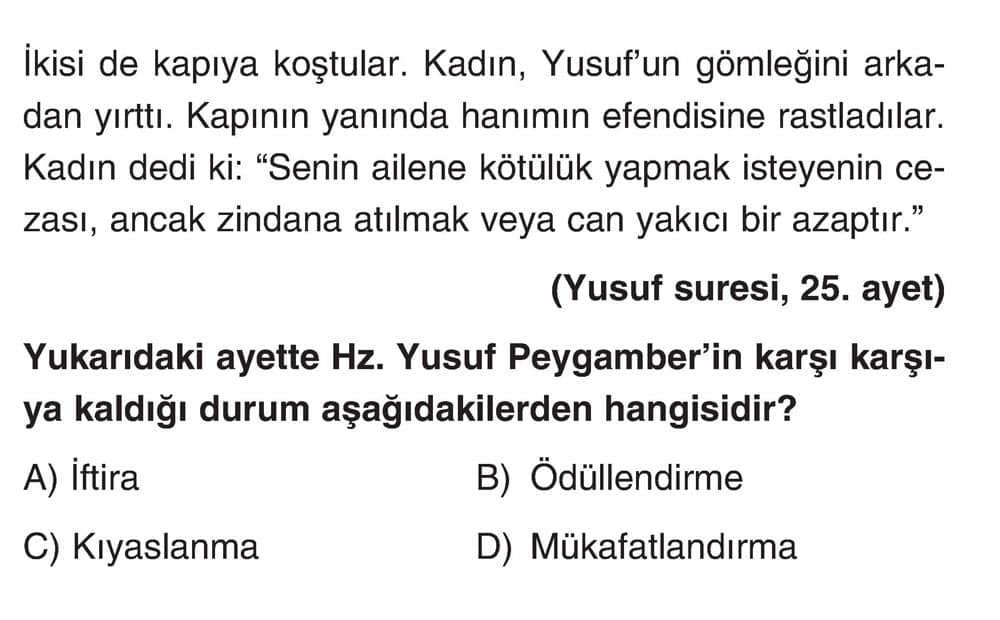 İkisi de kapıya koştular. Kadın, Yusuf'un gömleğini arkadan yırttı. Kapının yanında hanımın