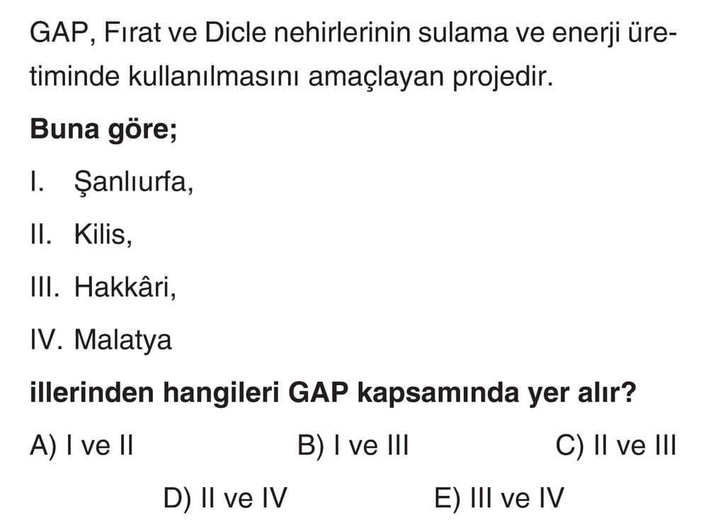 GAP, Fırat ve Dicle nehirlerinin sulama ve enerji üretiminde kullanılmasını amaçlayan projedir. Buna