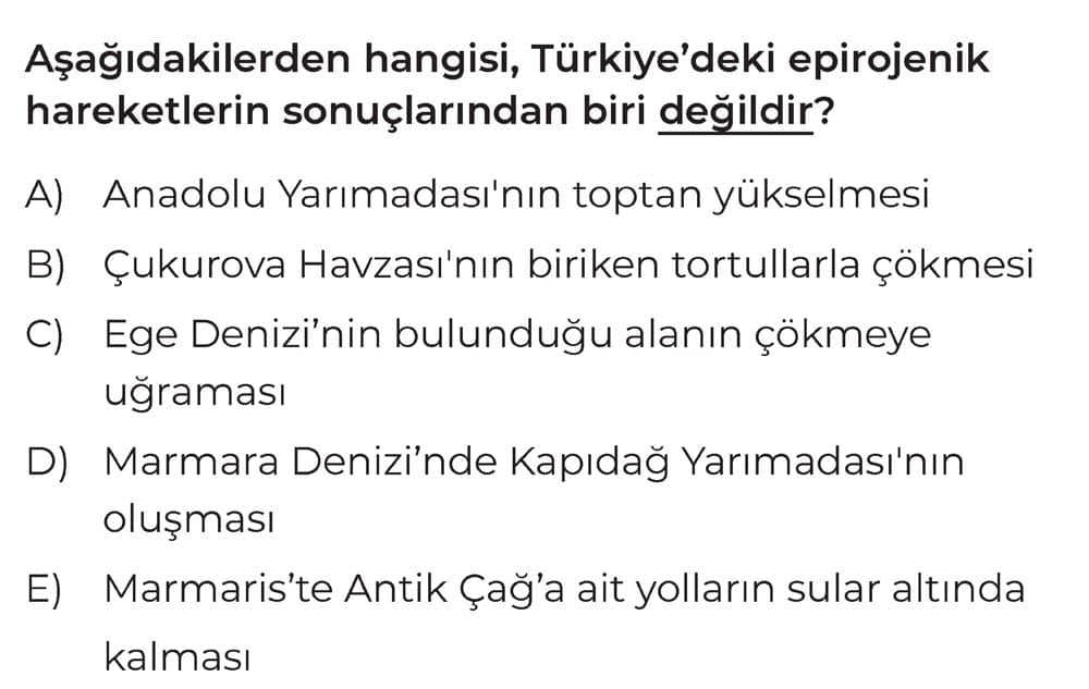 Aşağıdakilerden hangisi, Türkiye'deki epirojenik hareketlerin sonuçlarından biri değildir?