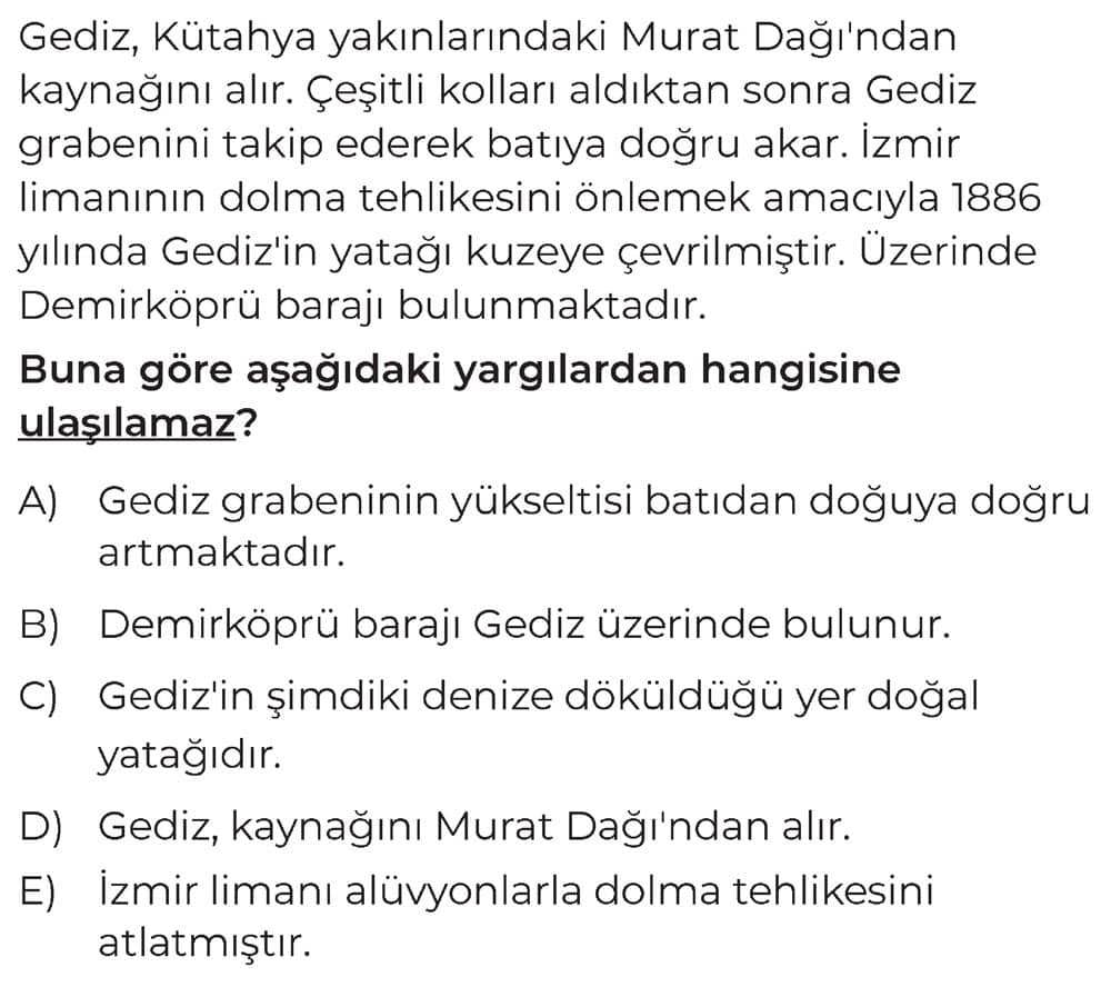 Gediz, Kütahya yakınlarındaki Murat Dağı'ndan kaynağını alır. Çeşitli kolları aldıktan sonra Gediz