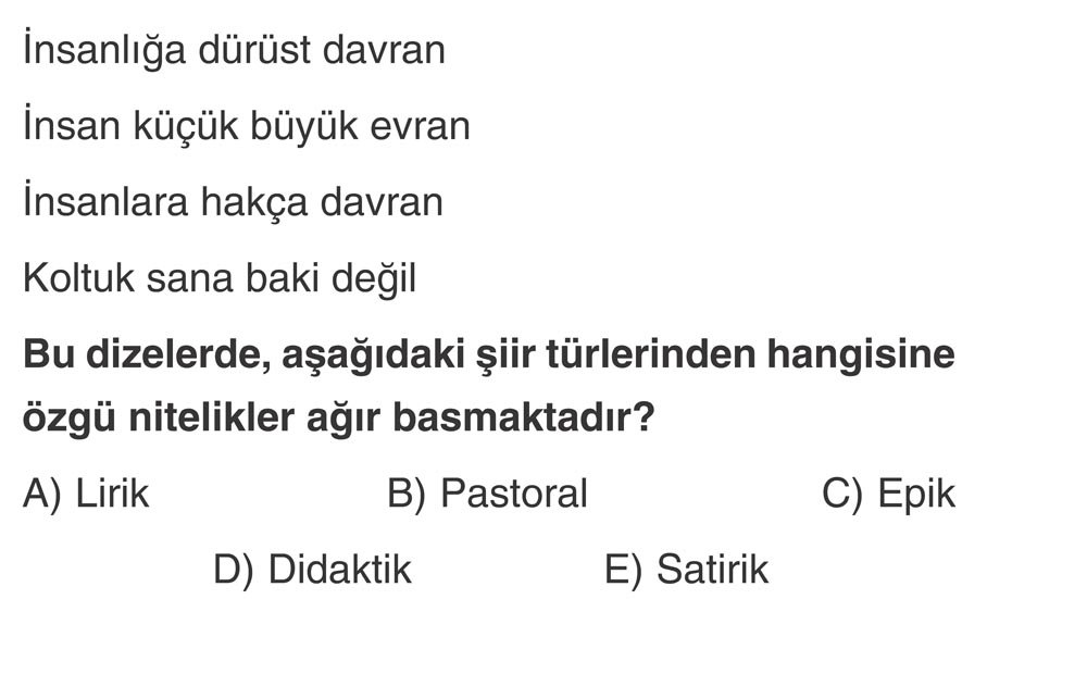 İnsanlığa dürüst davran İnsan küçük büyük evran İnsanlara hakça davran Koltuk sana baki değil Bu