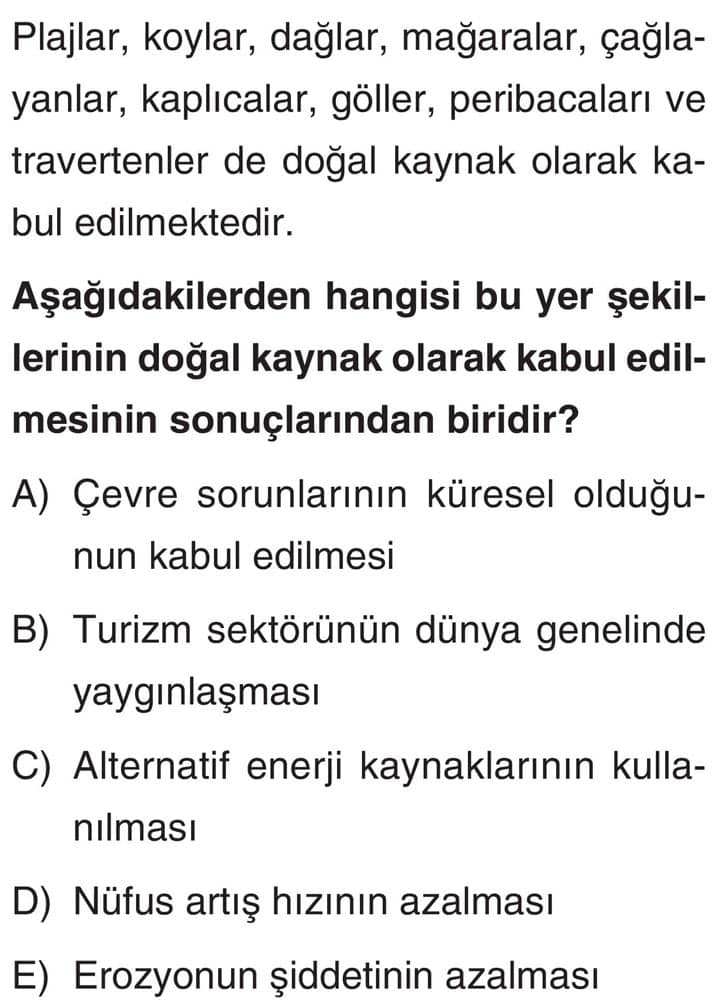 Plajlar, koylar, dağlar, mağaralar, çağlayanlar, kaplıcalar, göller, peribacaları ve travertenler de