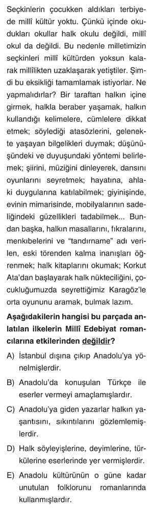 Seçkinlerin çocukken aldıkları terbiyede milli kültür yoktu. Çünkü içinde okudukları okullar halk