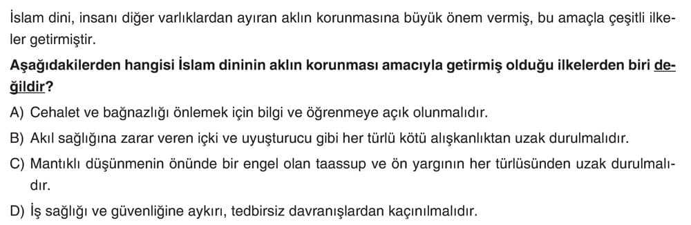 İslam dini, insanı diğer varlıklardan ayıran aklın korunmasına büyük önem vermiş, bu amaçla çeşitli
