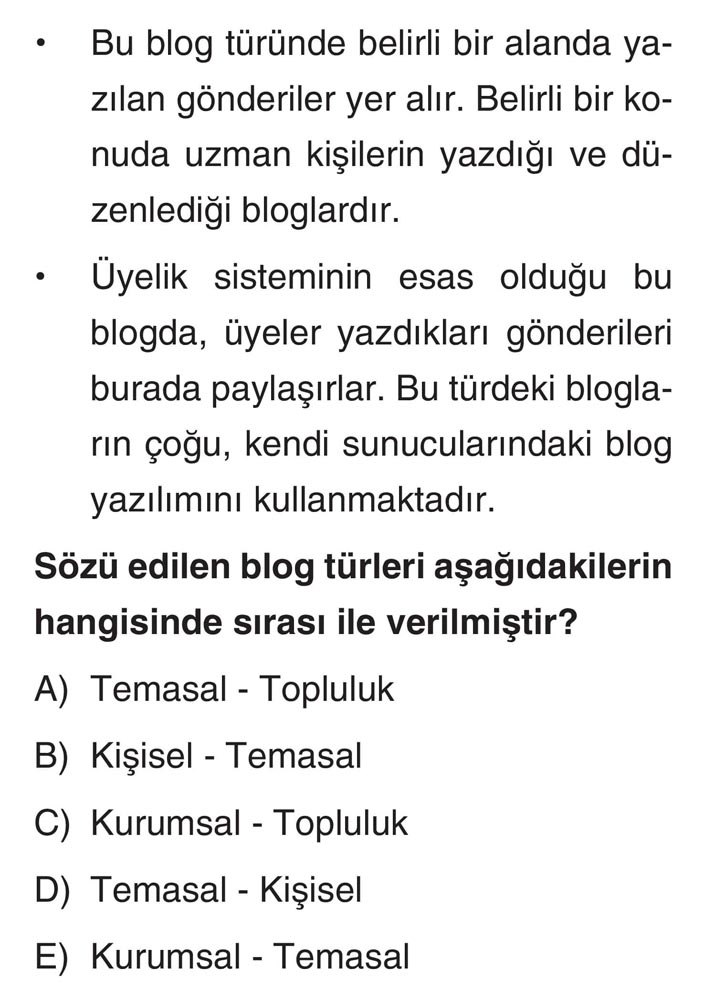 • Bu blog türünde belirli bir alanda yazılan gönderiler yer alır. Belirli bir konuda uzman kişilerin