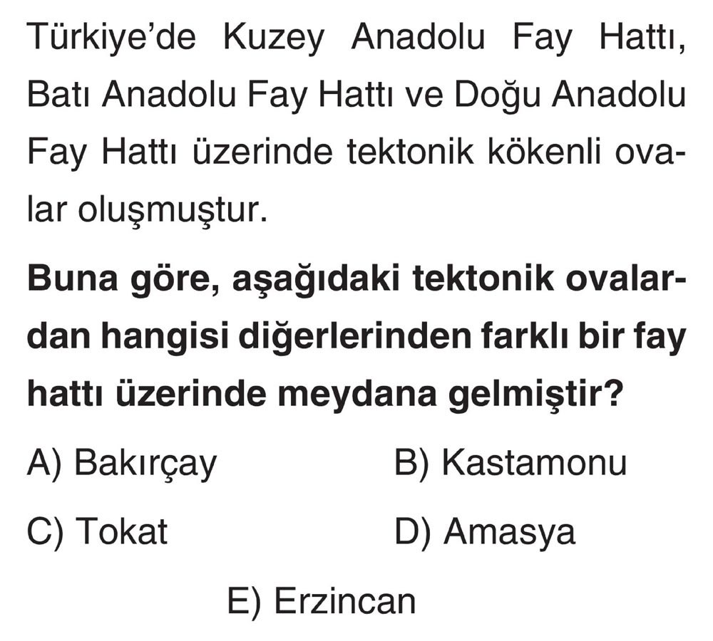 Türkiye'de Kuzey Anadolu Fay Hattı, Batı Anadolu Fay Hattı ve Doğu Anadolu Fay Hattı üzerinde