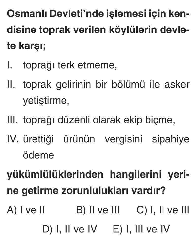 Osmanlı Devleti'nde işlemesi için kendisine toprak verilen köylülerin devlete karşı; I. toprağı terk