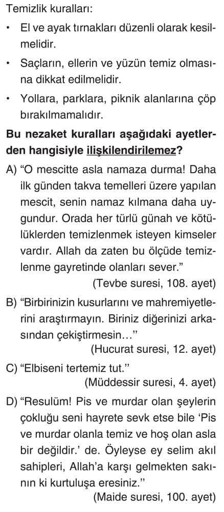Temizlik kuralları: • El ve ayak tırnakları düzenli olarak kesilmelidir. • Saçların, ellerin ve
