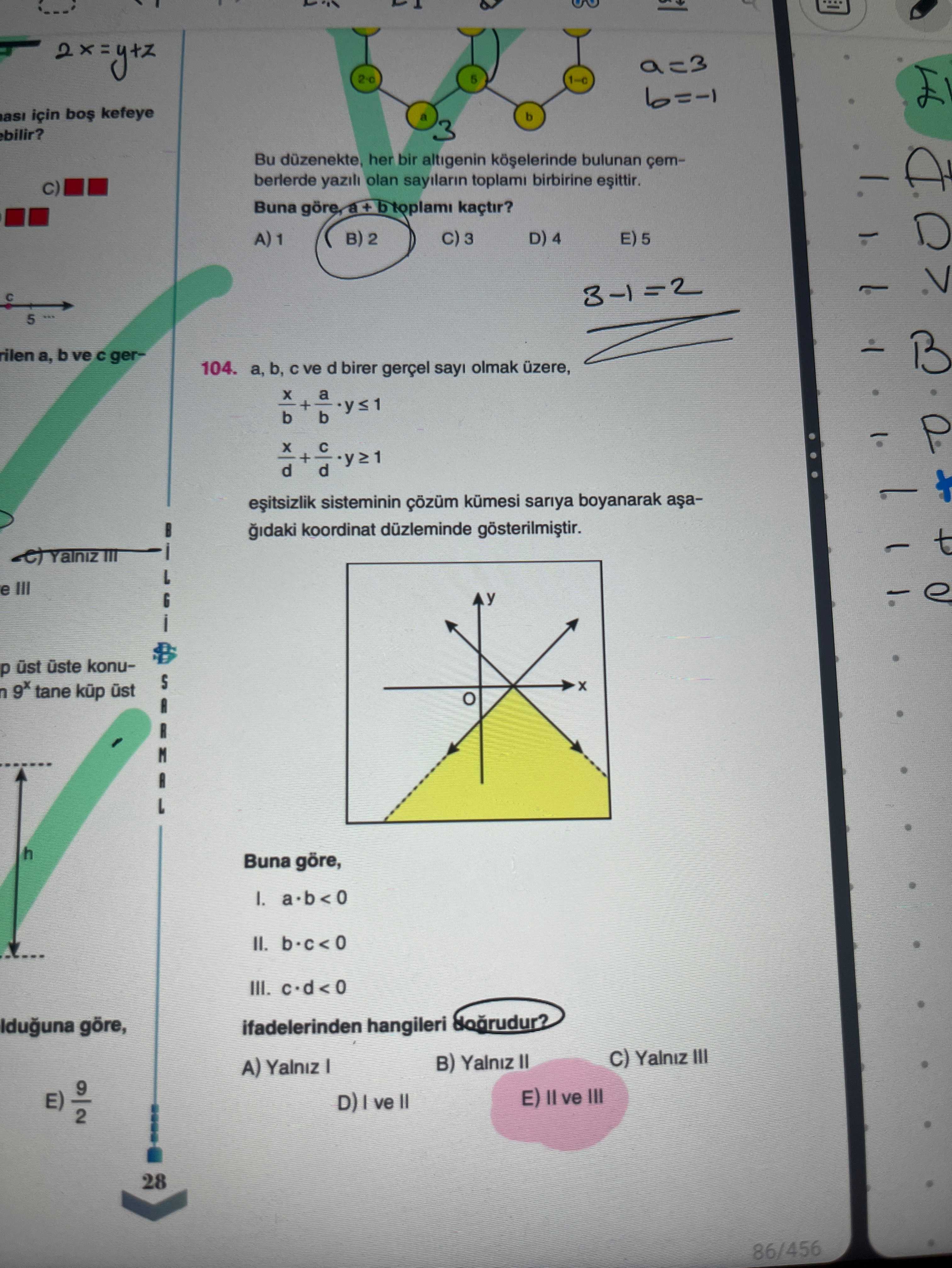 5 kefeye b 3 bilir. Bu her bir altigenin bulunan çemberlerde yazili olan sayilarin toplami birbirine Buna kaçtir. B) 2 D) 4 5 rilen a, b ve ger104. B a, b, d birer gerçel olmak + sisteminin kümesi sariya boyanarak koordinat Yalniz III e III üste konutane küp üst SARMAL Buna göre, II. III. Iduguna göre, ifadelerinden hangileri Yalniz III B) Yalniz A) Yalniz 9 E) E) D) ve II 2 28 86/456 5 kefeye b 3 bilir. Iduguna göre, ifadelerinden hangileri Yalniz III B) Yalniz A) Yalniz 9 E) E) D) ve II 2 28 86/456. ?? Model.Question.title