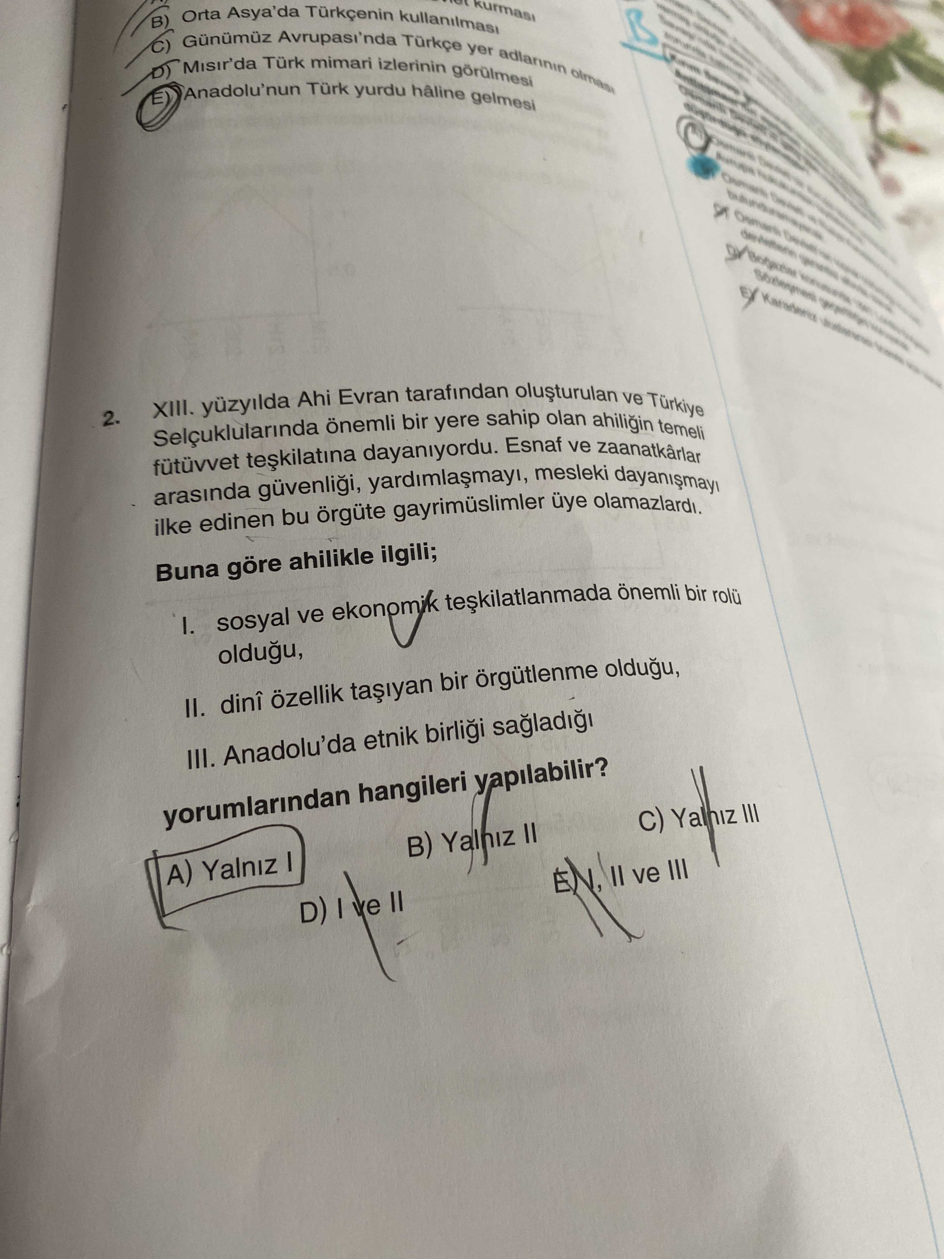 XIII. yüzyılda Ahi Evran tarafından oluşturulan ve Türkiye Selçukluları'nda önemli bir yere sahip