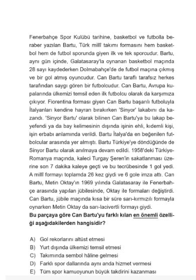 Fenerbahçe Spor Kulübü tarihine, basketbol ve futbolla beraber yazılan Bartu, Türk millî takımı