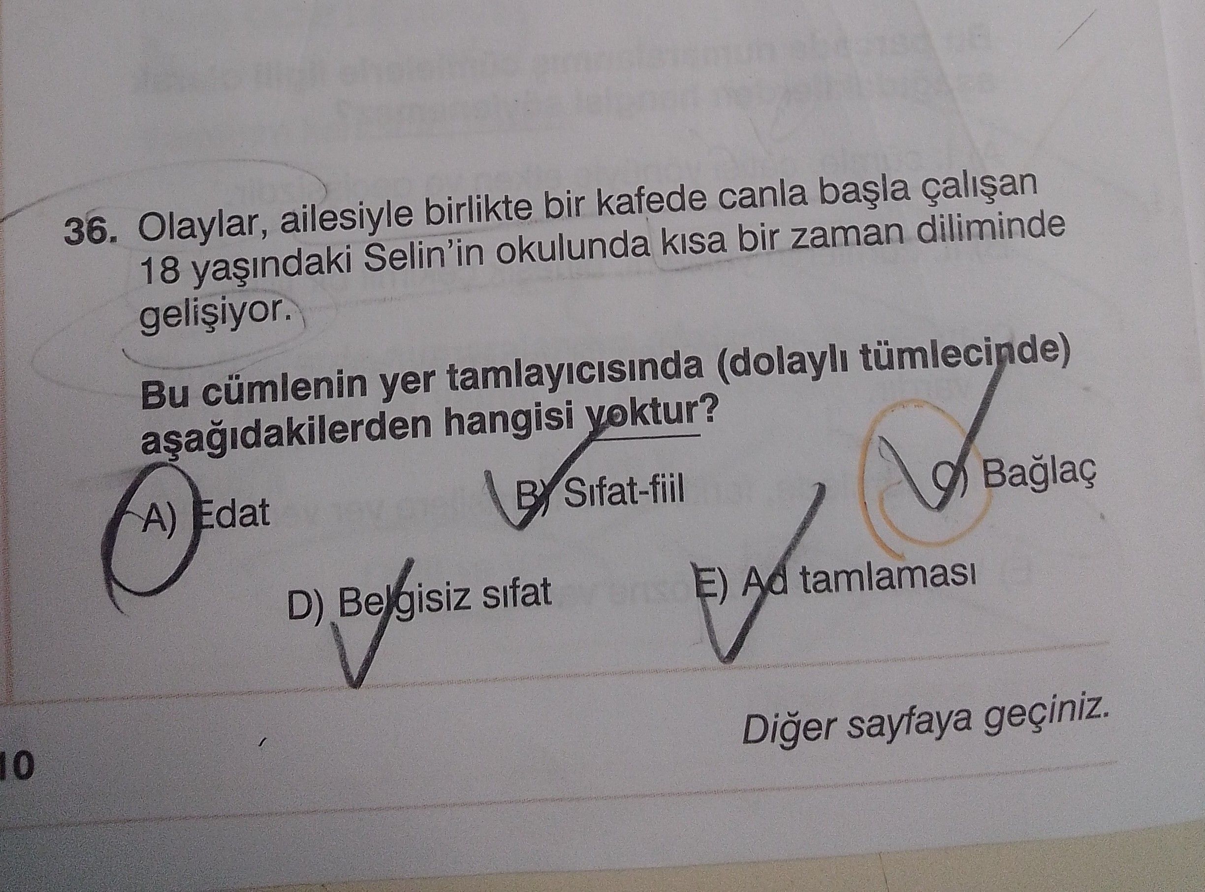Olaylar, ailesiyle birlikte bir kafede canla başla çalışan 18 yaşındaki Selin'in okulunda kısa bir