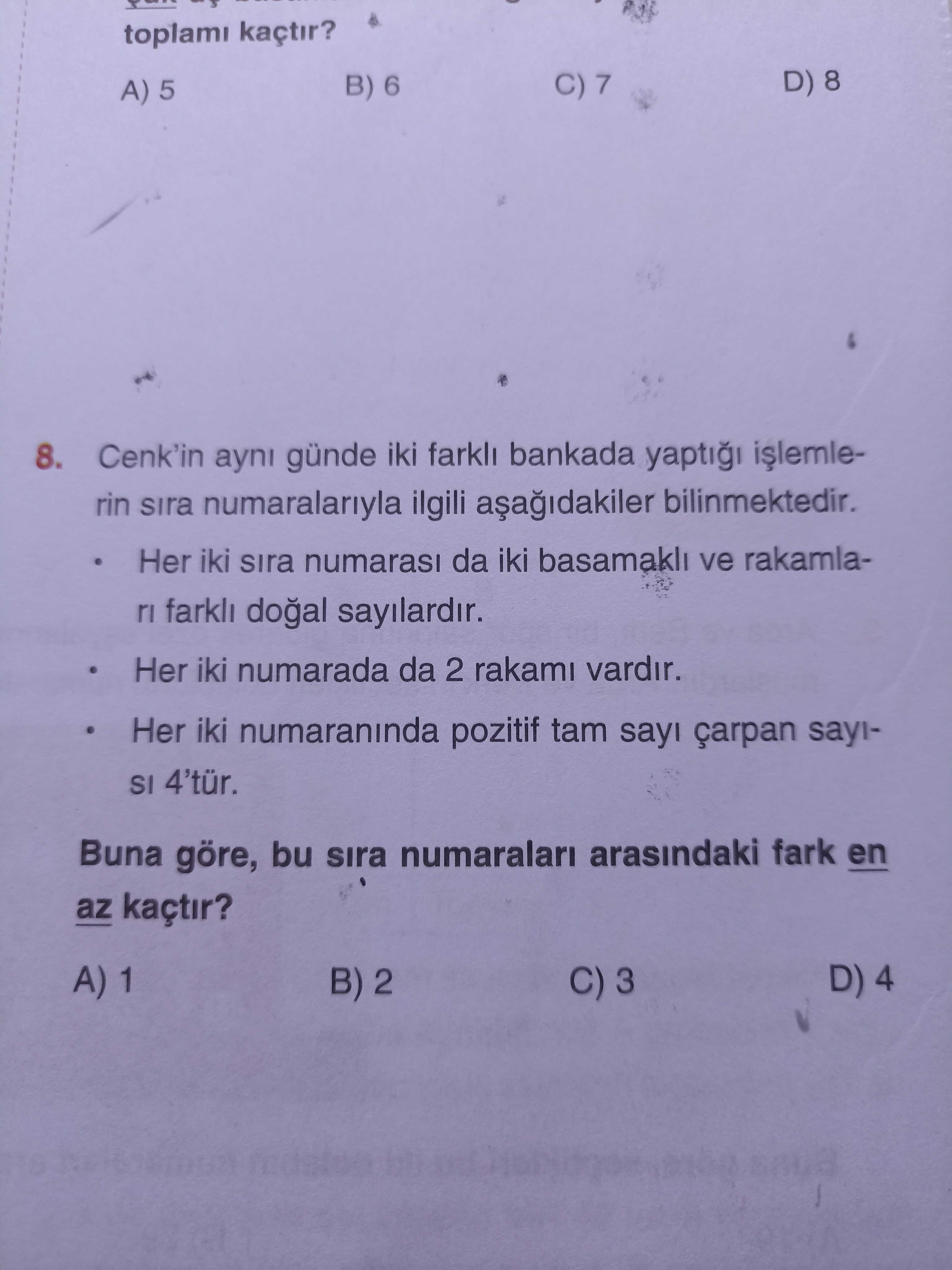 Matematik (8. Sınıf)