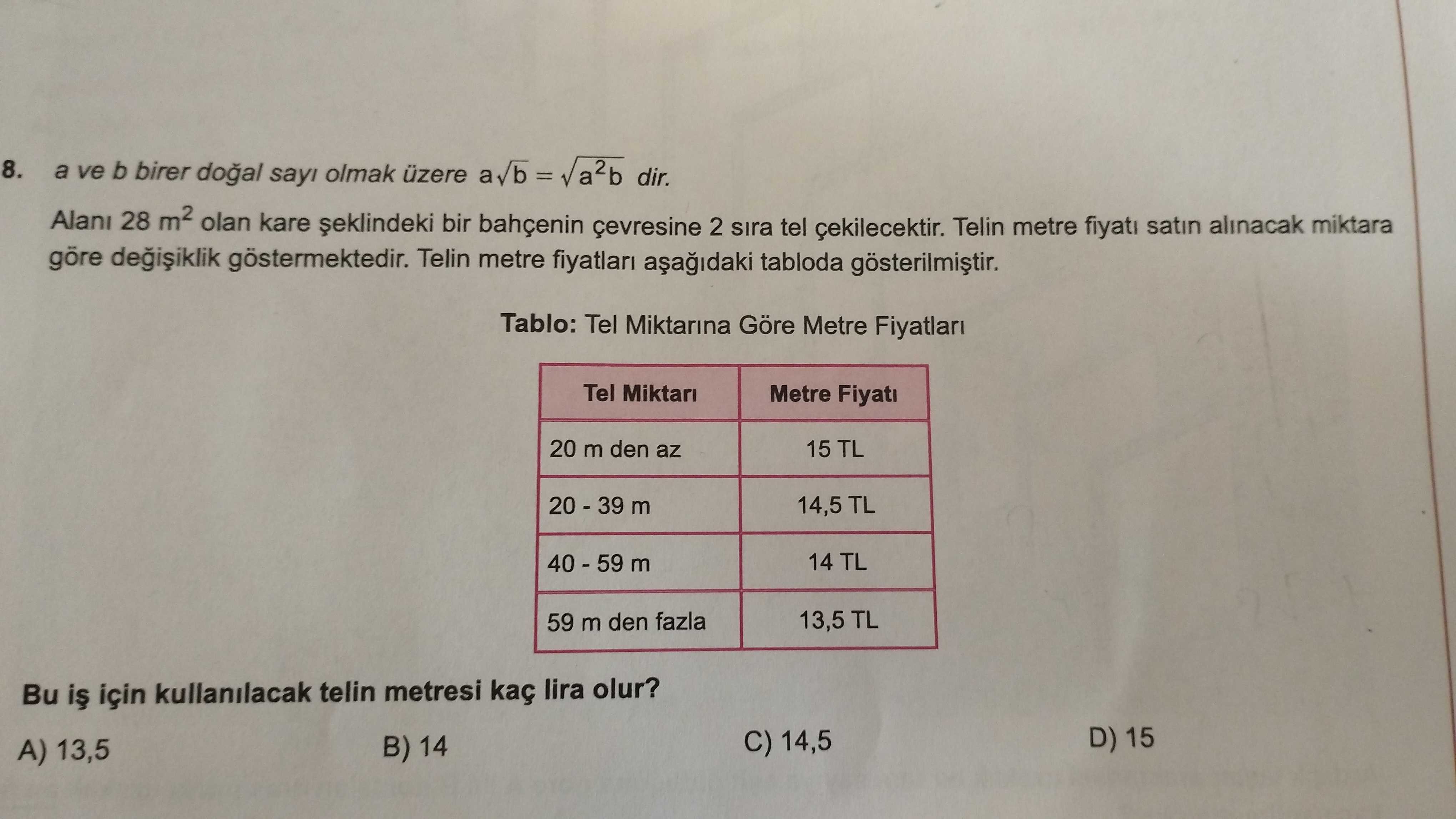 Matematik (8. Sınıf)