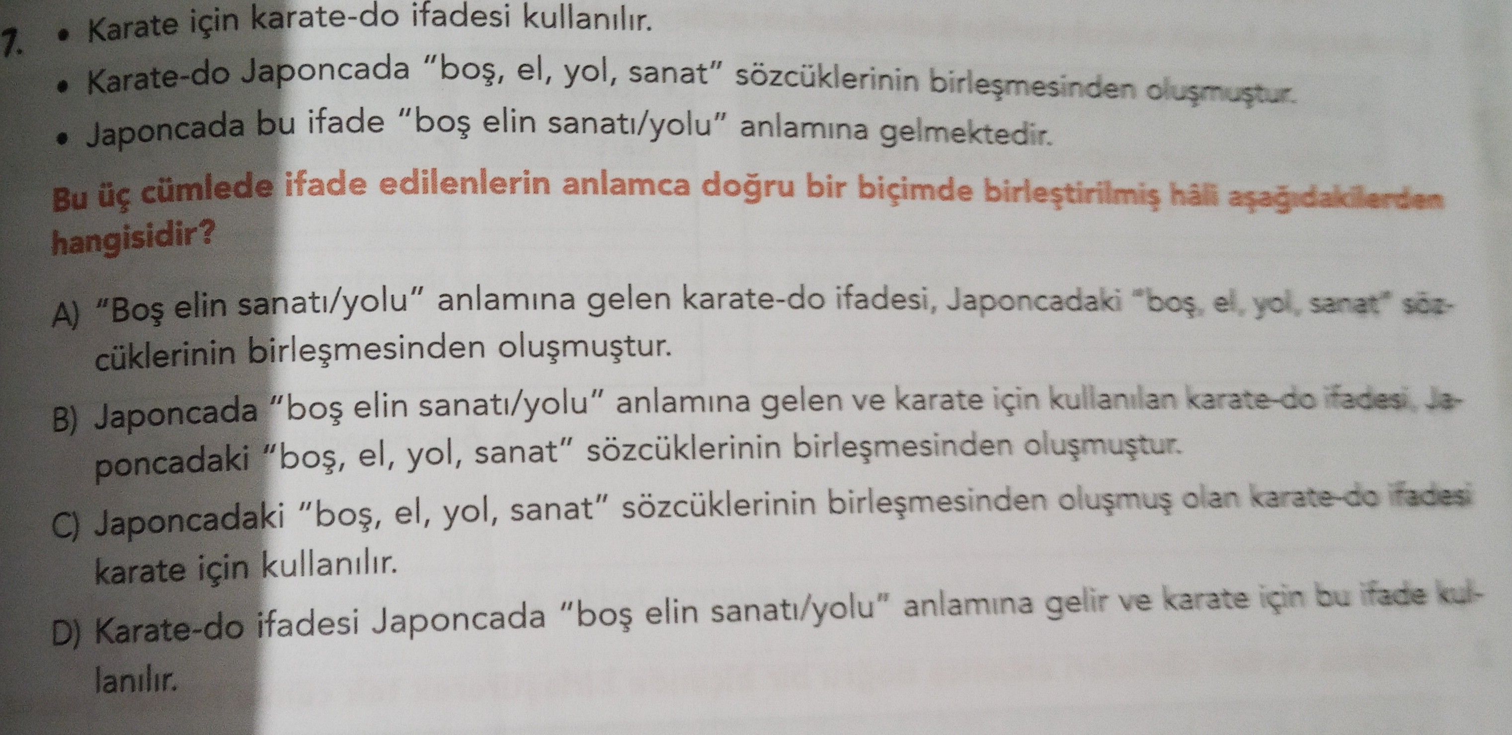 • Karate için karate-do ifadesi kullanılır. • Karate-do Japoncada "boş, el, yol, sanat"